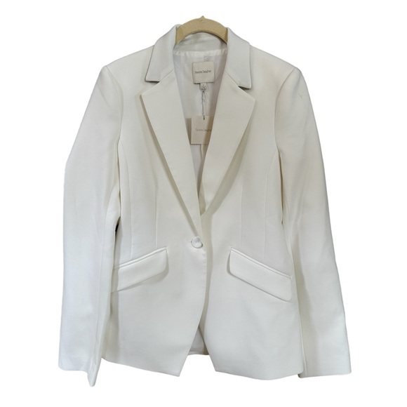 FAVORITE DAUGHTER The Favorite Blazer Suiting Jacket Ivory S - Picture 9 of 14
